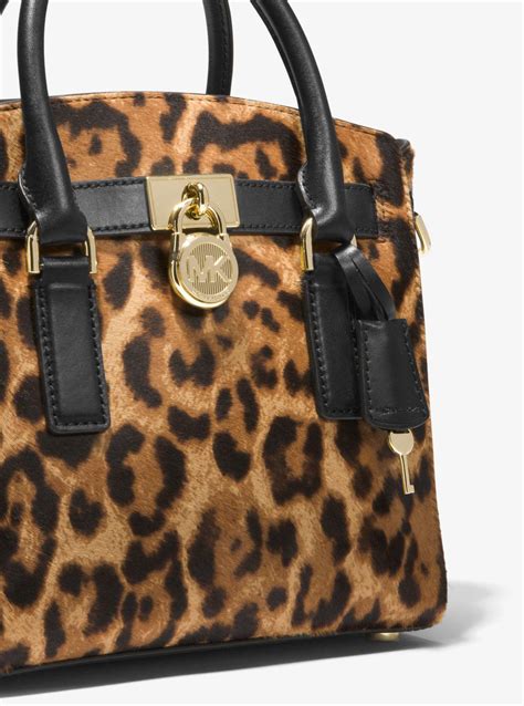 michael kors leopard print handbag|michael kors black leopard bag.